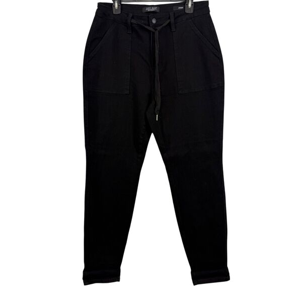 Judy Blue Jogger Womens Black Stretch High Waist Jeans Drawstring sz 13 / 31 - Picture 1 of 16